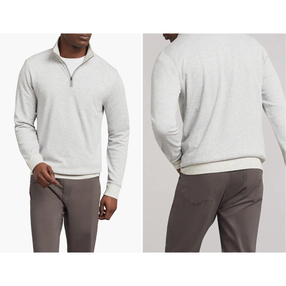 Faherty Gray Transition Quarter Zip Pullover Size Small‎